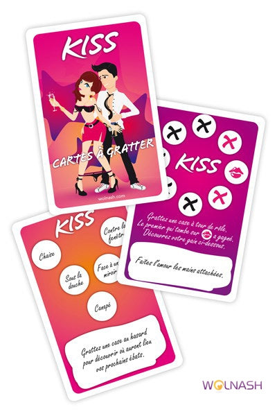 Tarjetas rasca y gana Kiss