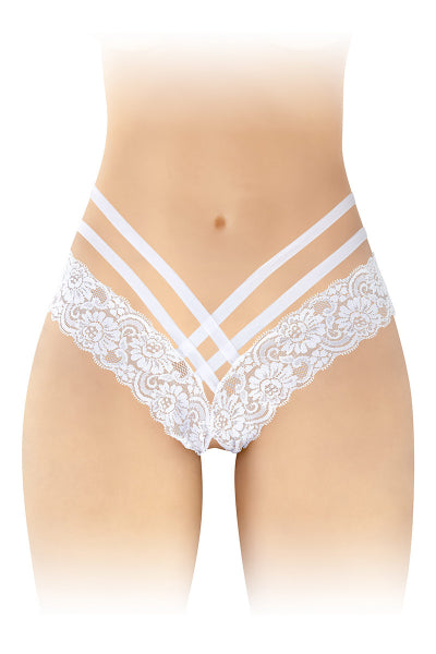 Tanga abierto Anne - blanco