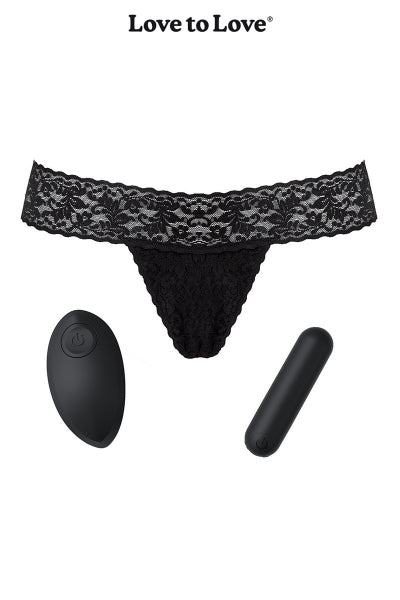 Braga vibradora con control remoto Secret Panty 2