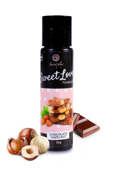 Lubricante comestible de chocolate y avellana - 60ml