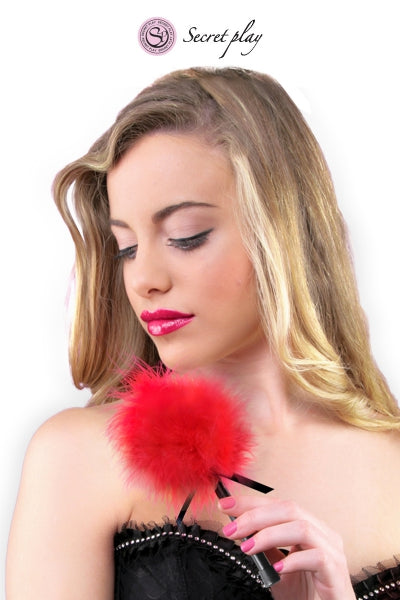 Plumero 18 cm rojo - Secret Play