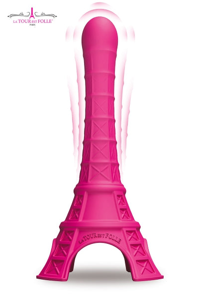 Vibromasseur La Tour Est Folle - rose - Eveil Secret