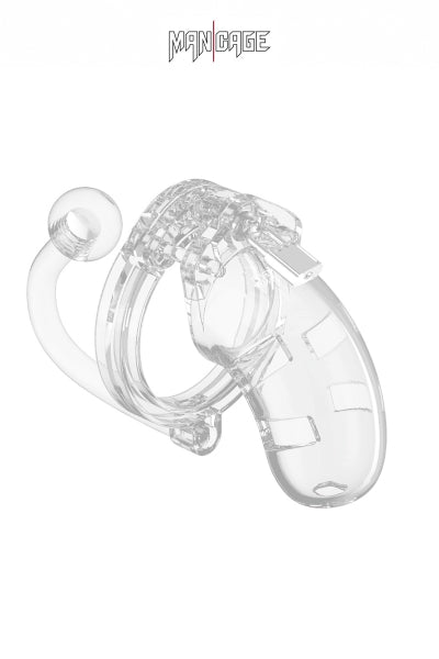 Jaula de castidad de 9 cm con plug - ManCage 10