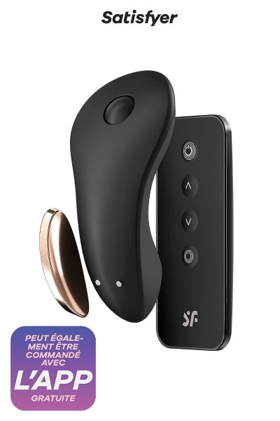 Stimulateur Little Secret noir - Satisfyer - Eveil Secret