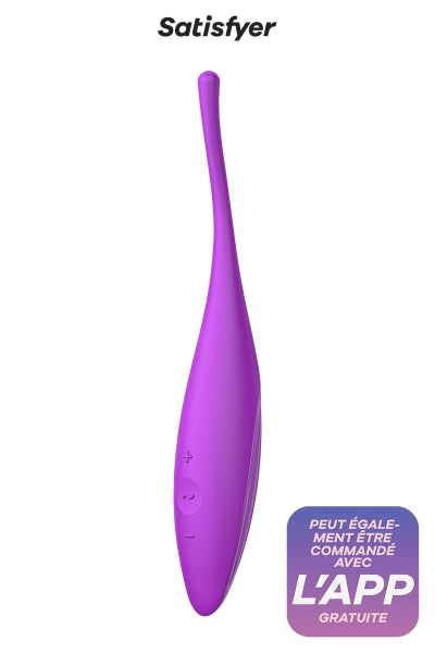 Estimulador conectado Twirling Joy fucsia - Satisfyer