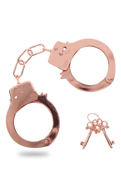 Esposas de metal oro rosa - Toy Joy