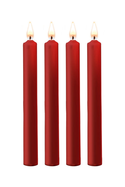 4 velas SM rojas Grandes - ¡Ay!