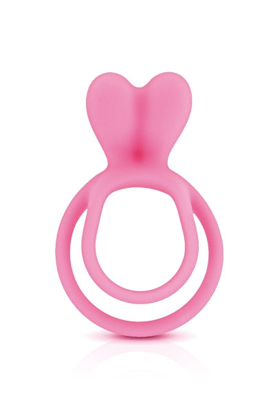 Double Cockring rose Glamy - Eveil Secret