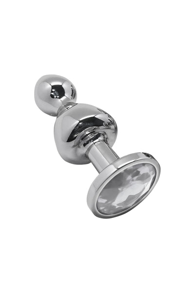 Plug bijou Lollypop transparent S - Wooomy - Eveil Secret