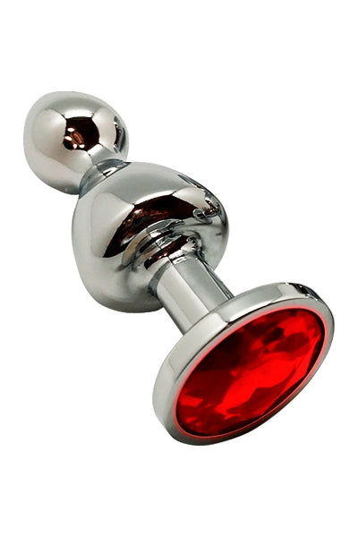 Plug bijou Lollypop rouge L - Wooomy - Eveil Secret