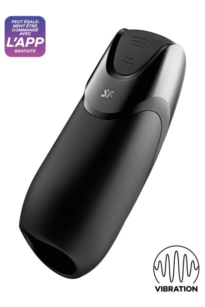 Masturbateur Men vibration+ Connecté - Satisfyer - Eveil Secret