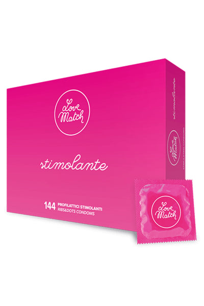 144 Preservativos texturizados Love Match