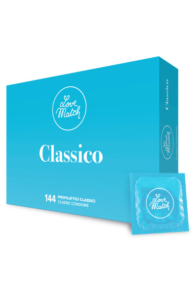 144 Preservativos clásicos Love Match