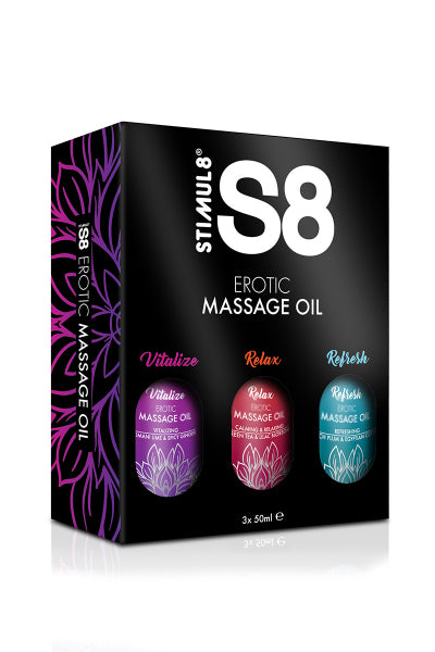 Set de aceites de masaje S8 3x50ml