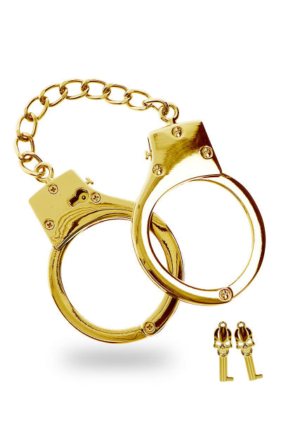 Menottes BDSM plaquées or - Taboom - Eveil Secret