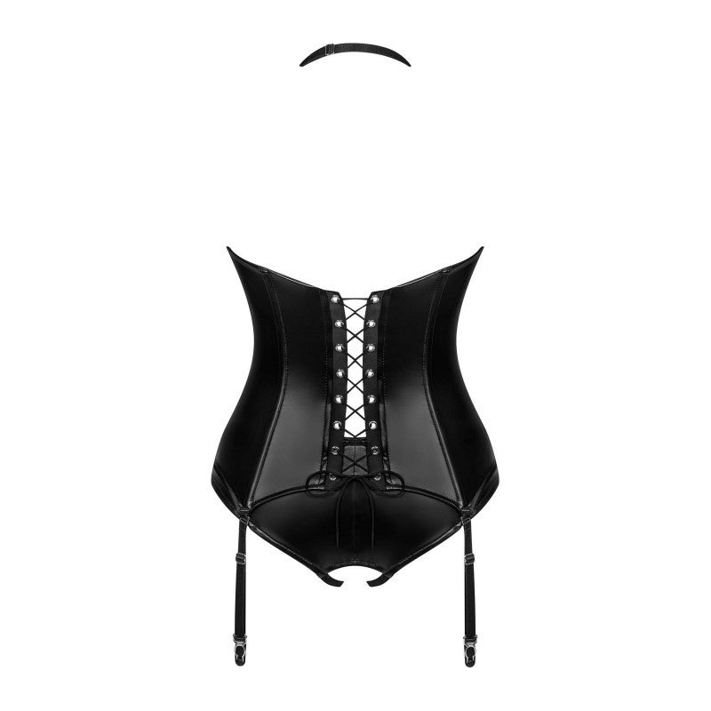 Conjunto de lencería de dos piezas (corpiño y bragas) Viranes - Negro