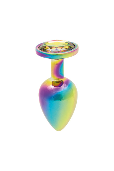 Plug bijou arc-en-ciel M - Litolu - Eveil Secret