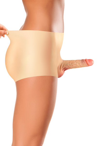 Culotte avec gode réaliste creux - Eveil Secret