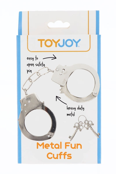 Esposas de metal plateadas - Toy Joy