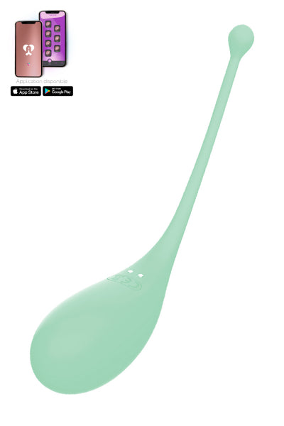Huevo vibrador conectado Palpitación verde - Adrien Lastic