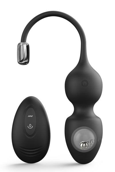 Bolas de amor negras con mando a distancia - Dorcel