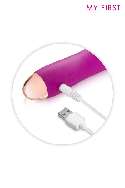 Vibrador recargable Giggle rosa - My First