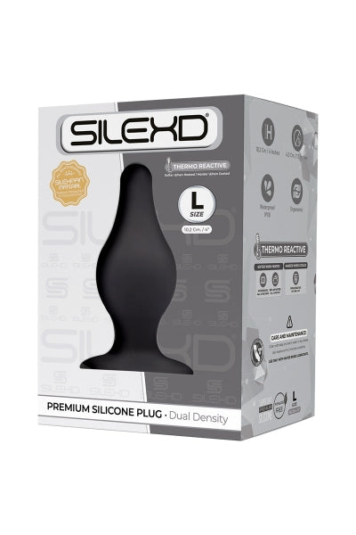Plug anal The Original Model 2 negro 10,2 cm - SilexD