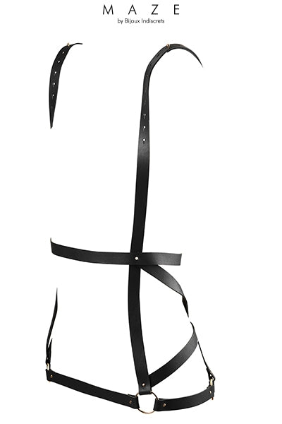 Vestido arnés negro - Maze