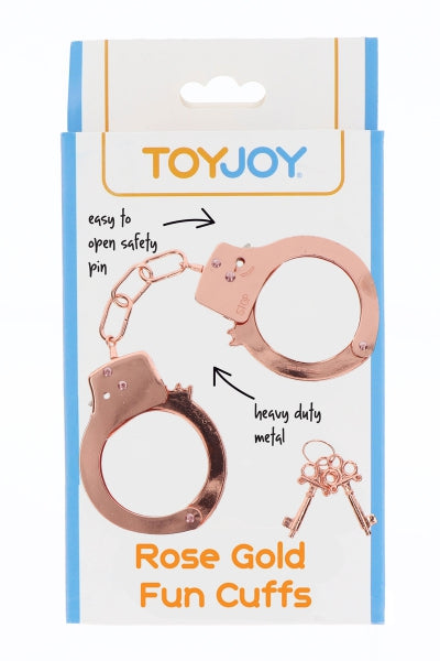 Esposas de metal oro rosa - Toy Joy
