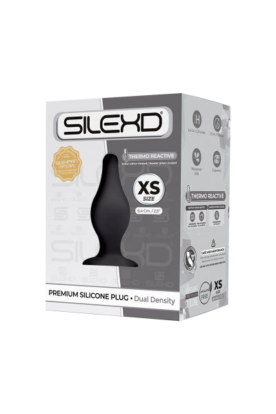 Plug anal The Original Model 2 negro 6,4 cm - SilexD