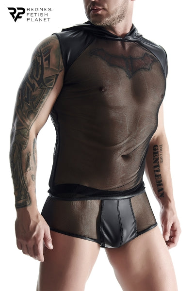 Camiseta con capucha de malla - Regnes