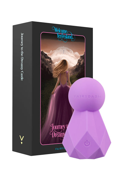 Mini vibrador recargable BlissKey violeta - FairyGasm