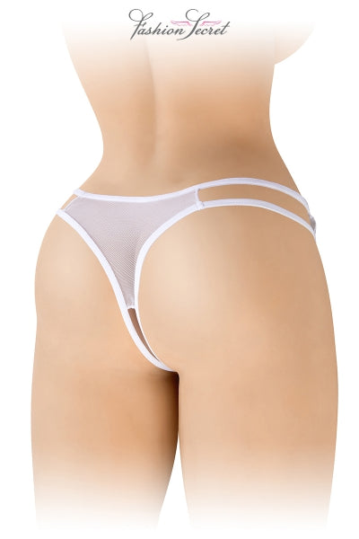 Tanga blanco abierto Victoria - Fashion Secret