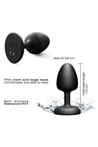 Plug anal vibrador teledirigido Geisha Plug Infinite M - Dorcel