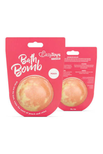 Bomba de baño de durazno