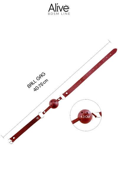 Baillon Discretion rouge - Vivo