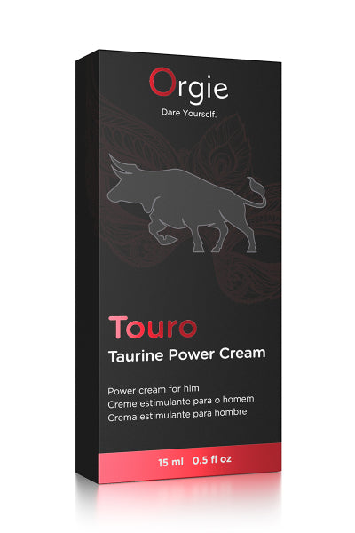 Crème pour améliorer l'érection Touro Power 15ml - Eveil Secret