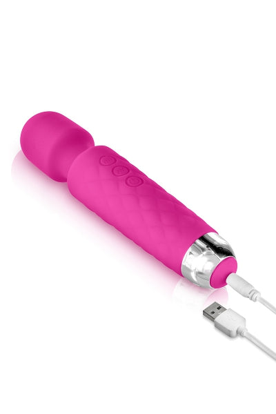 Vibro Love Wand rechargeable rose - Yoba - Eveil Secret
