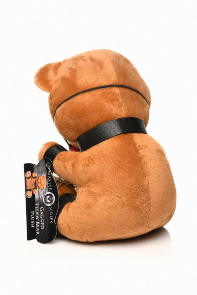 Oso de peluche amordazado