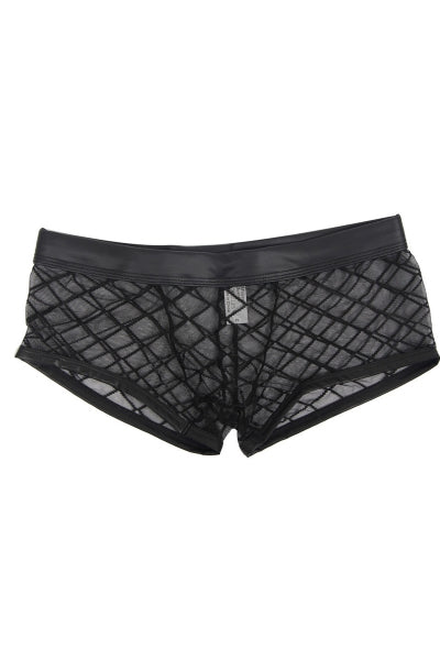 Boxer noir transparent - Eveil Secret
