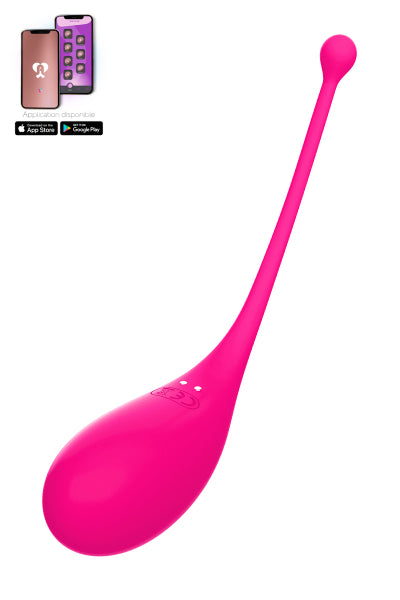Huevo vibrador conectado Palpitation rosa - Adrien Lastic