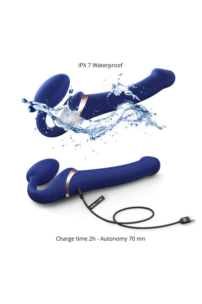 Strap-on-me Multiorgasmo azul noche XL