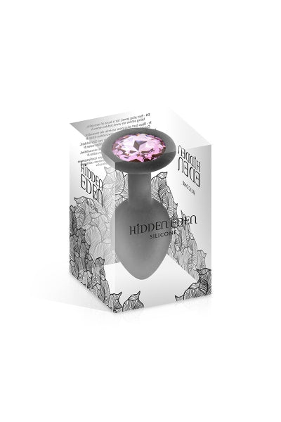 Plug bijou silicone noir S - Hidden Eden - Eveil Secret