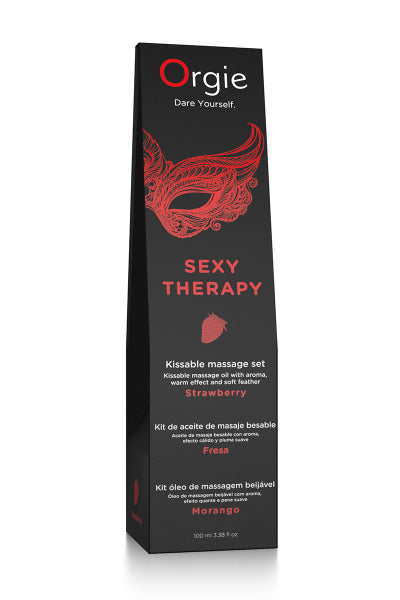 Aceite de masaje besable Sexy Therapy fresa