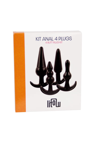 kit d'entrainement anal 4 plugs - Litolu - Eveil Secret