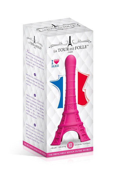 Vibromasseur La Tour Est Folle - rose - Eveil Secret