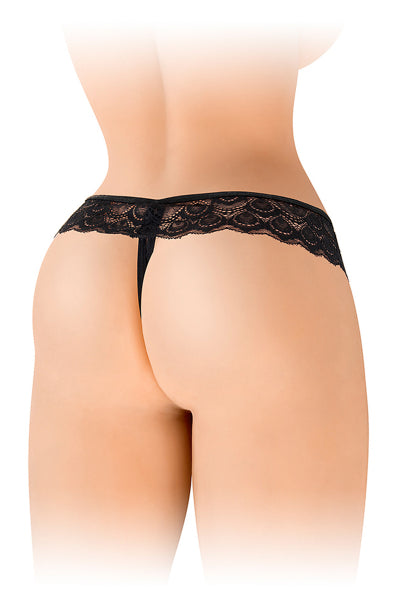 Tanga abierto Alicia negro - Fashion Secret