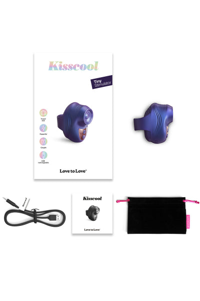 Estimulador clitoriano Kisscool morado - Love to Love