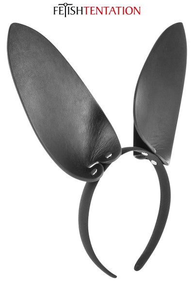 Orejas de conejo de imitación de cuero - Fetish Tentation