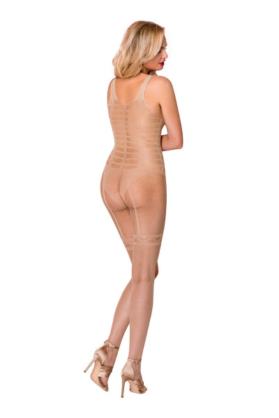 Body de rejilla CA005 - Piel
